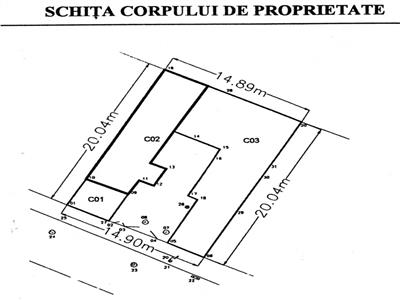 EFR UPGRADE - Teren cu casa demolabila zona Piata 16 februarie Bucurestii Noi